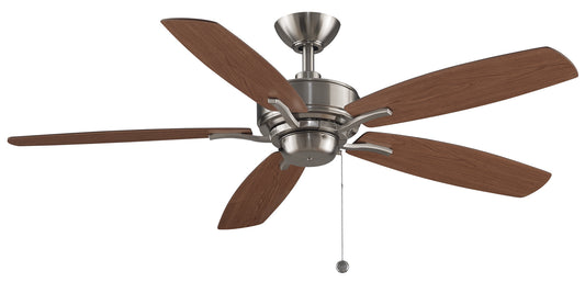 Aire Deluxe 52" Ceiling Fan in Brushed Nickel