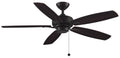 Aire Deluxe 52" Ceiling Fan in Dark Bronze
