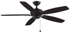 Aire Deluxe 52" Ceiling Fan in Dark Bronze