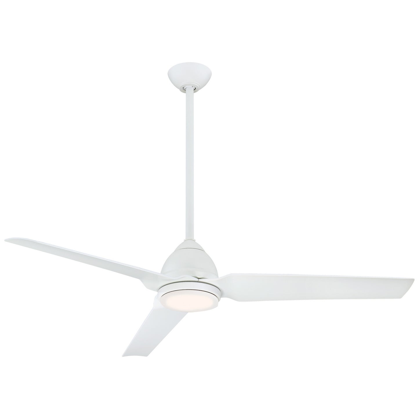 Java LED 54" Ceiling Fan in Flat White