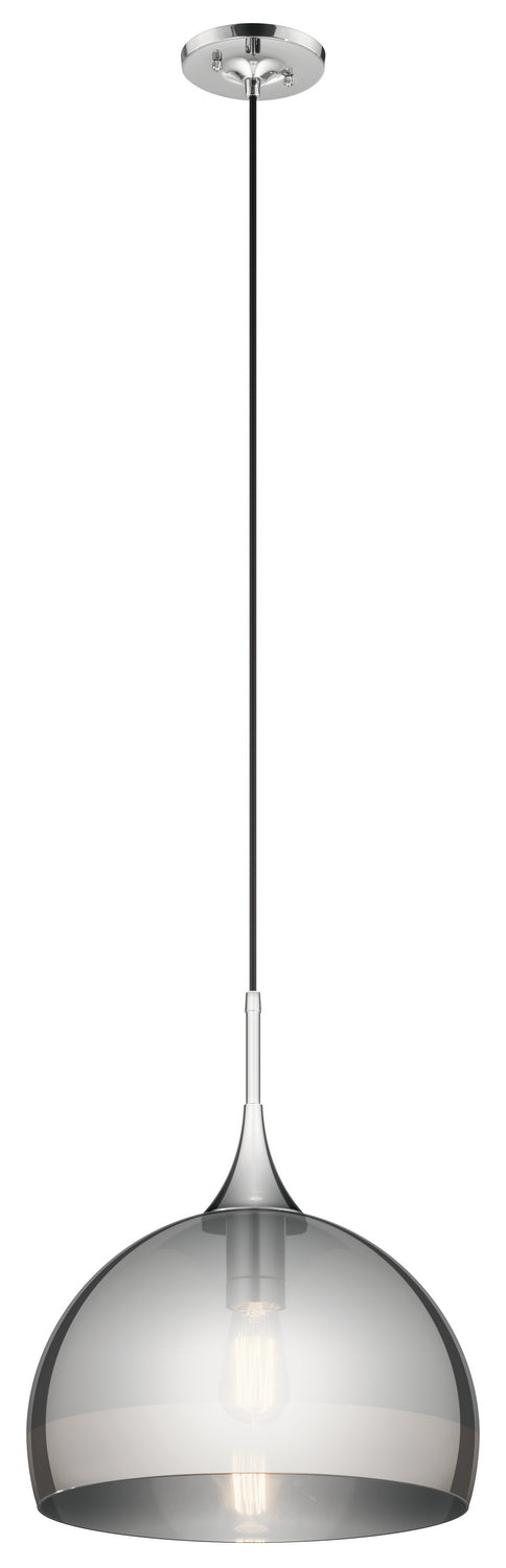 Tabot One Light Pendant in Chrome