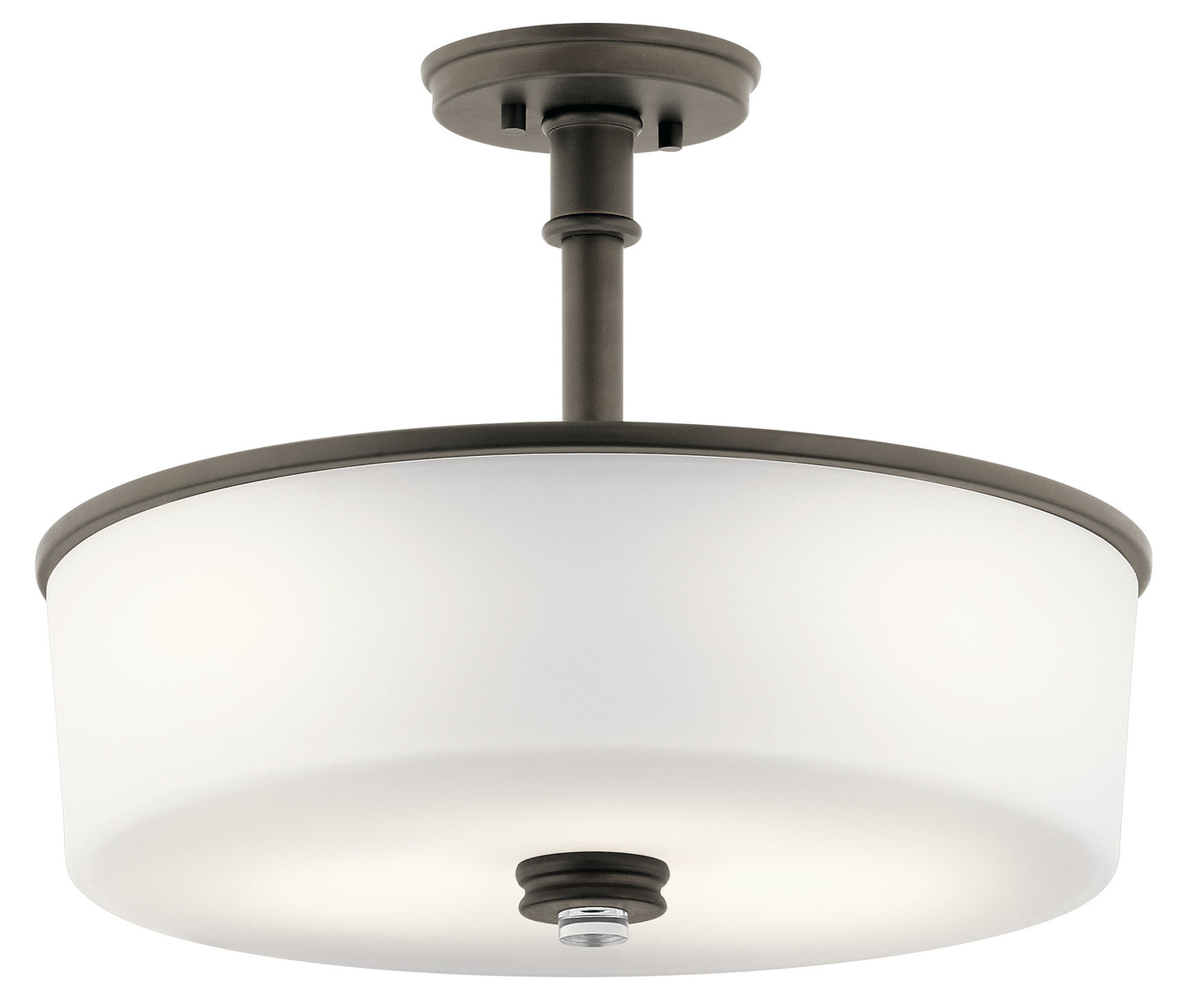 Joelson Three Light Pendant/Semi Flush in Olde Bronze