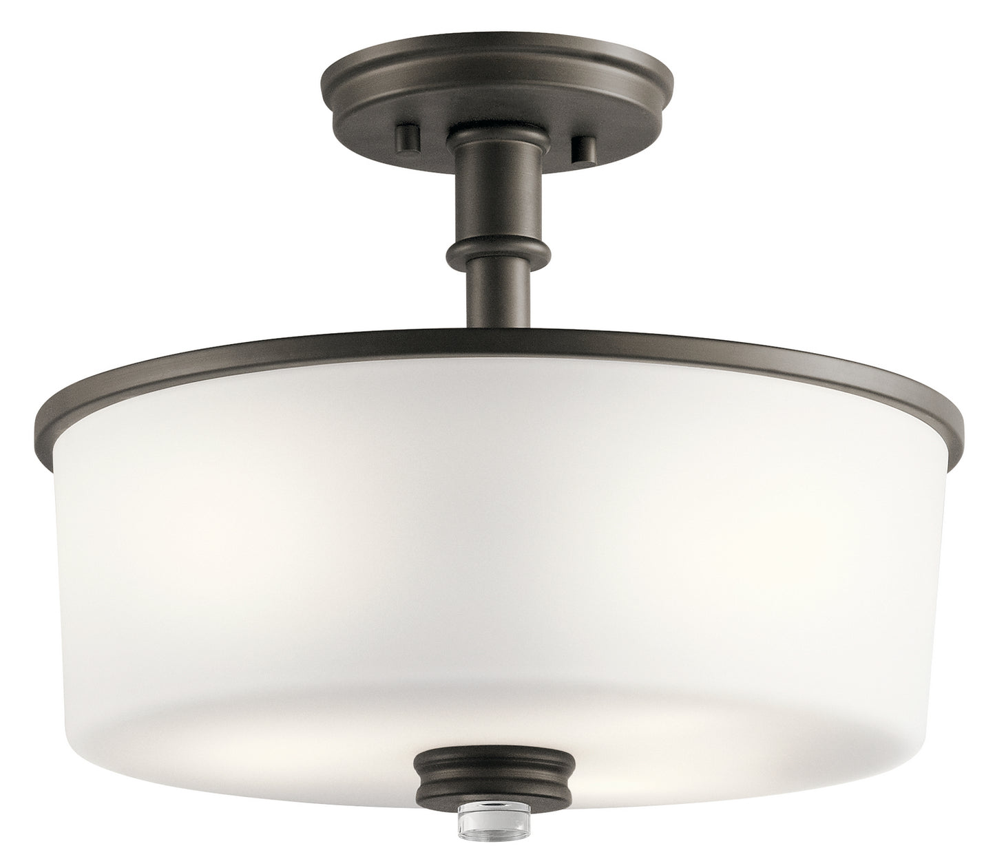 Joelson Three Light Semi Flush Mount in Olde Bronze
