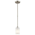 Joelson One Light Mini Pendant in Brushed Nickel