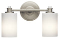 Joelson Two Light Bath in Brushed Nickel