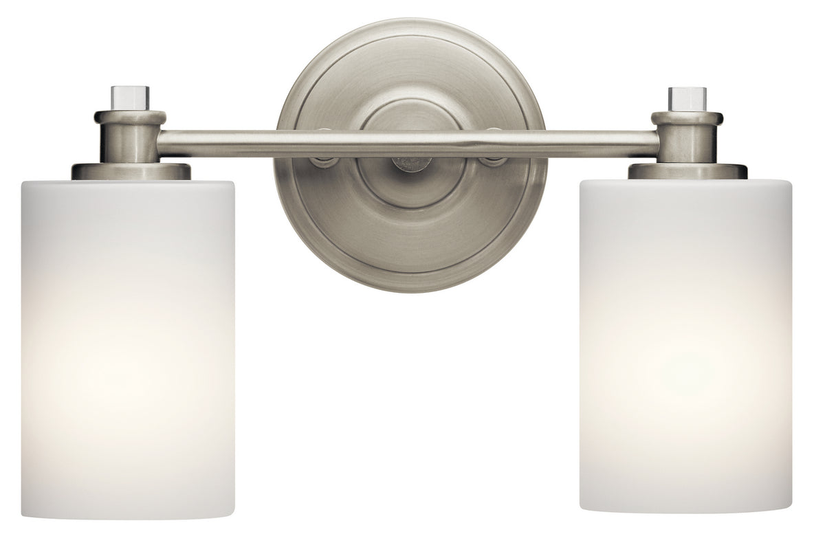Joelson Two Light Bath in Brushed Nickel