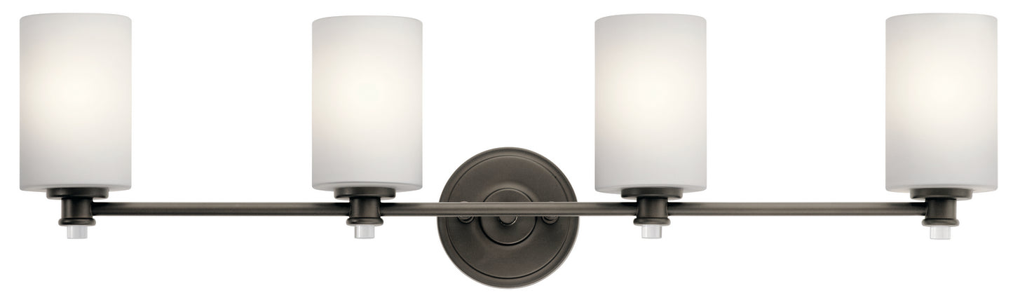 Joelson Four Light Bath in Olde Bronze