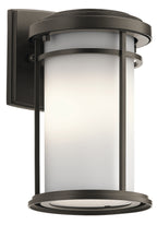 Toman One Light Outdoor Wall Mount in Olde Bronze