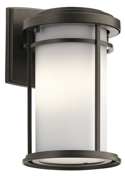 Toman One Light Outdoor Wall Mount in Olde Bronze