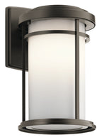 Toman One Light Outdoor Wall Mount in Olde Bronze