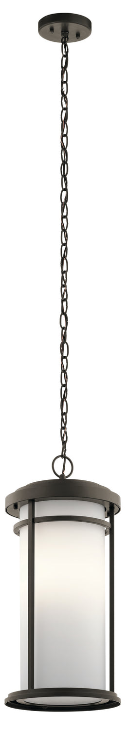 Toman One Light Outdoor Pendant in Olde Bronze
