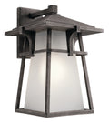 Beckett One Light Outdoor Wall Mount in Weathered Zinc