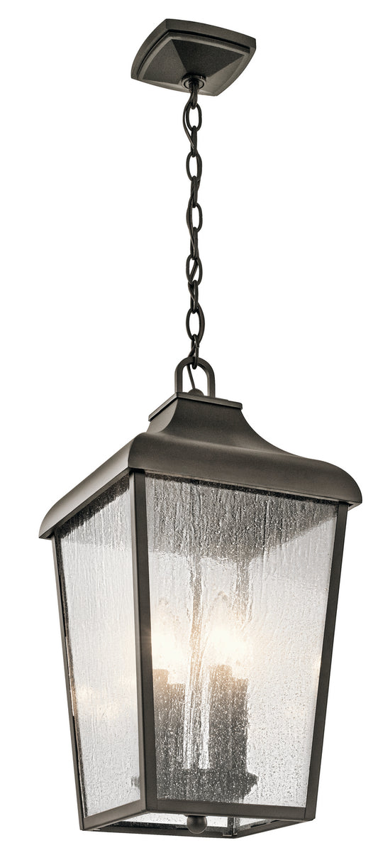 Forestdale Four Light Outdoor Pendant in Olde Bronze