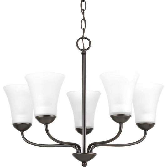 Classic Five Light Chandelier in Antique Bronze