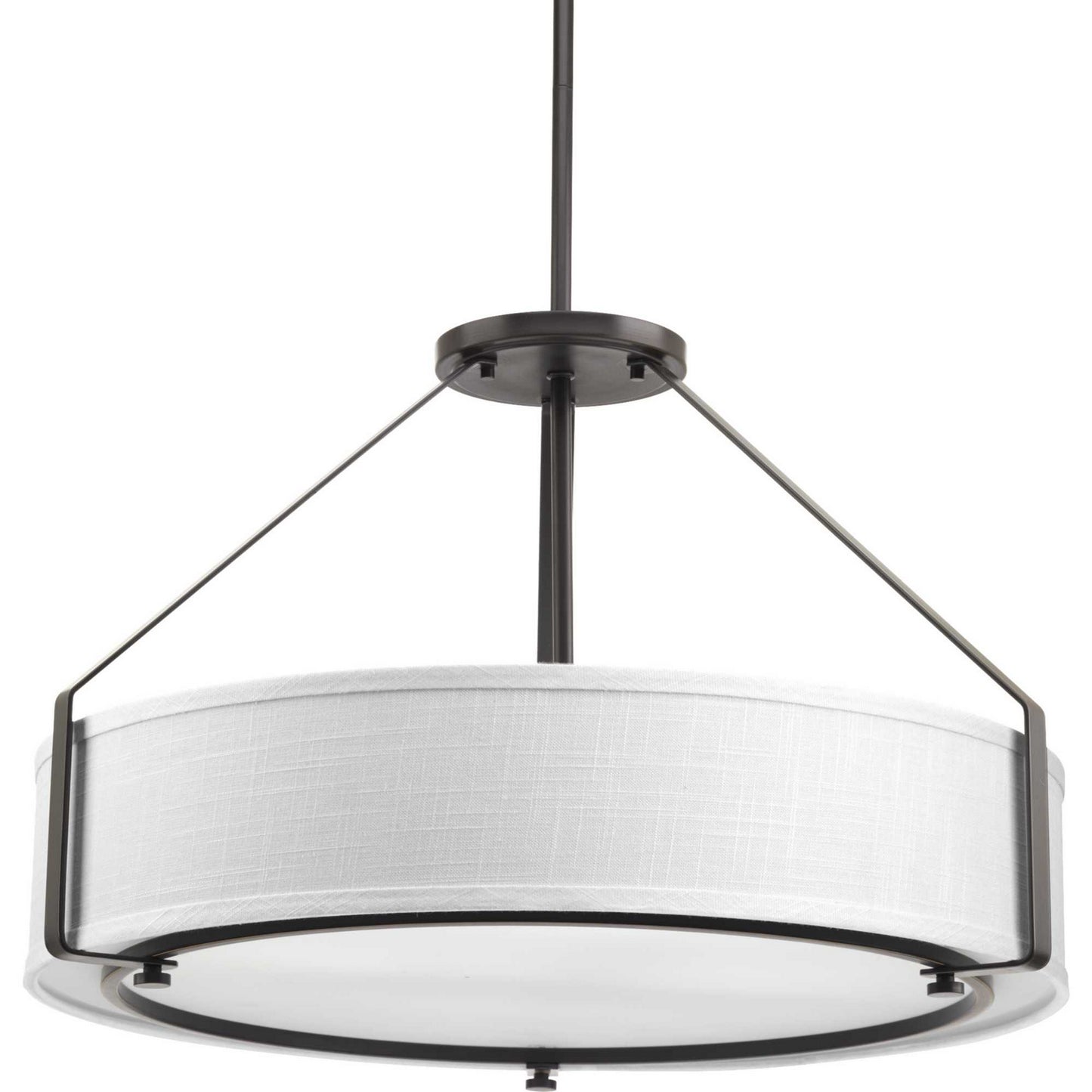Ratio Four Light Pendant in Antique Bronze