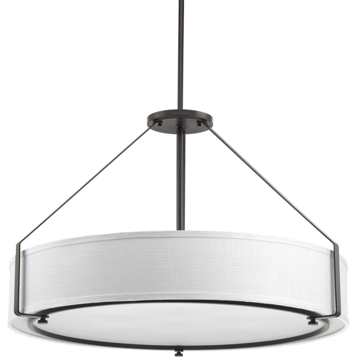Ratio Six Light Pendant in Antique Bronze