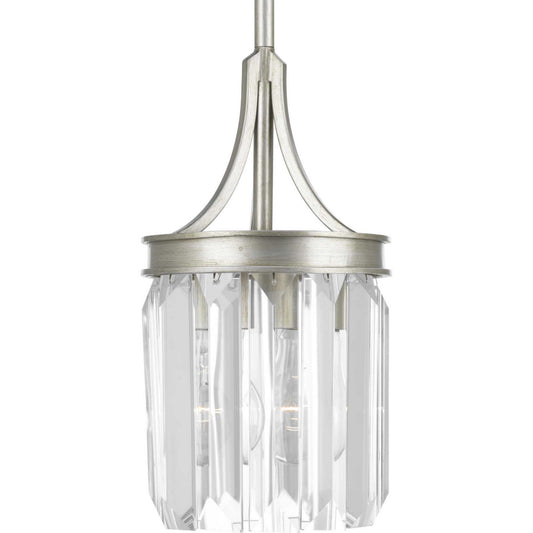 Glimmer One Light Mini Pendant in Silver Ridge