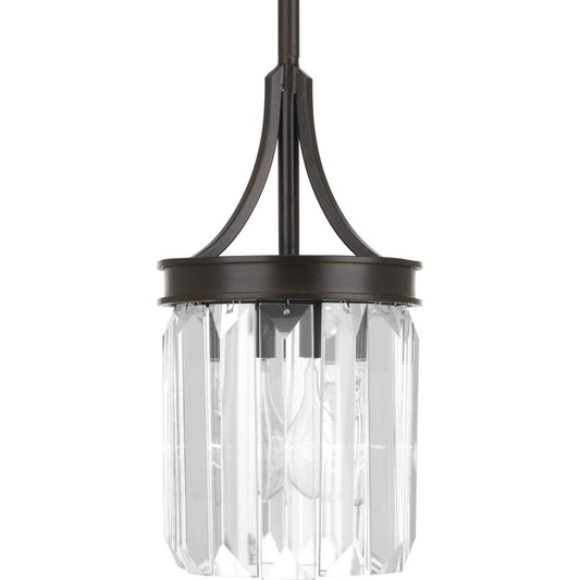 Glimmer One Light Mini Pendant in Antique Bronze