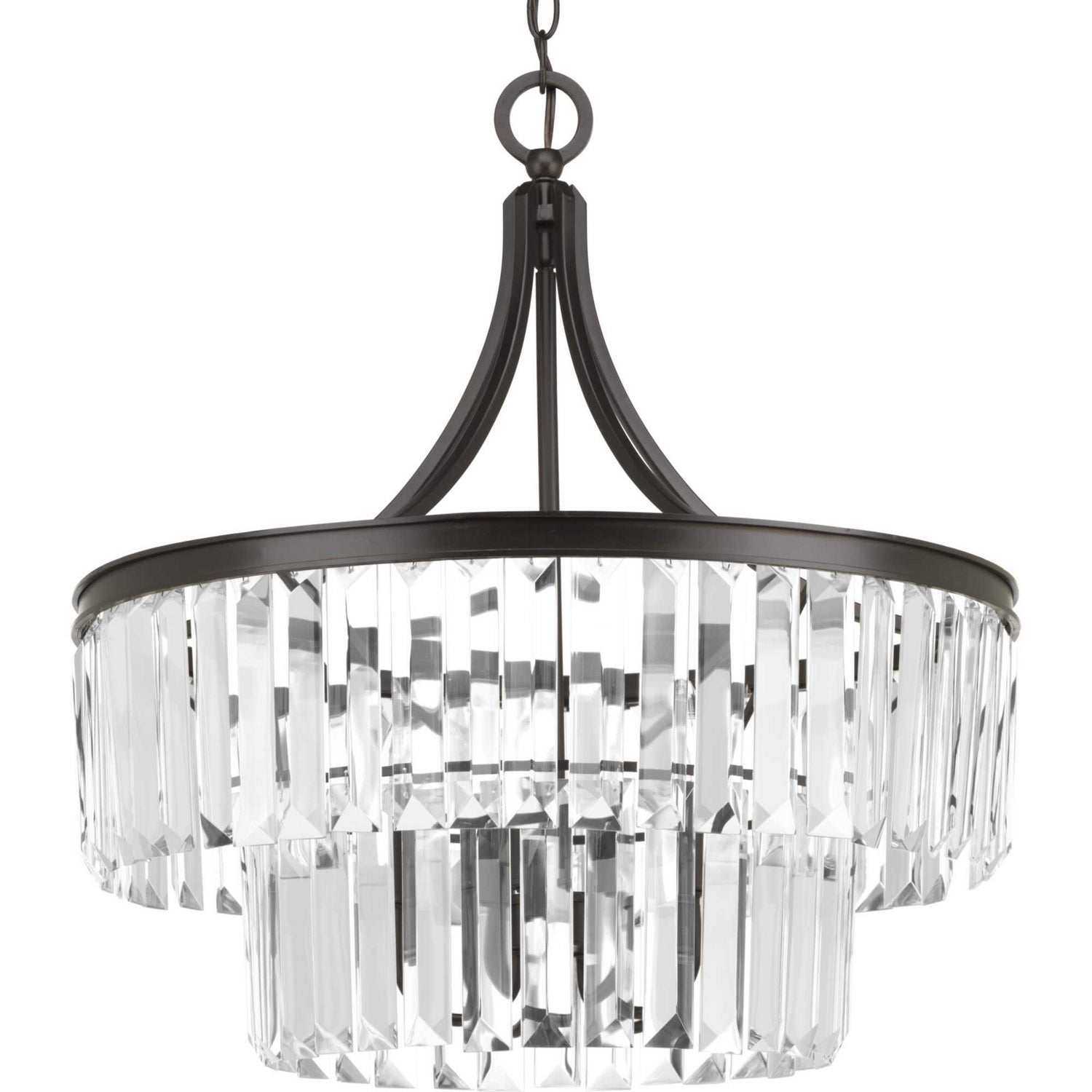 Progress Lighting - P5321-20 - Five Light Pendant - Glimmer - Antique Bronze