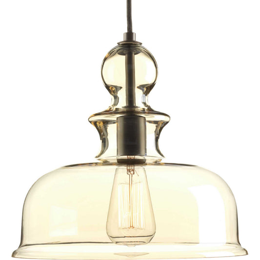 Staunton One Light Pendant in Antique Bronze