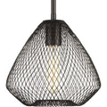 Progress Lighting - P5337-20 - One Light Mini Pendant - Mesh - Antique Bronze