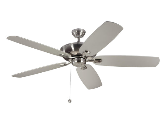 Colony 60" Ceiling Fan in Brushed Steel