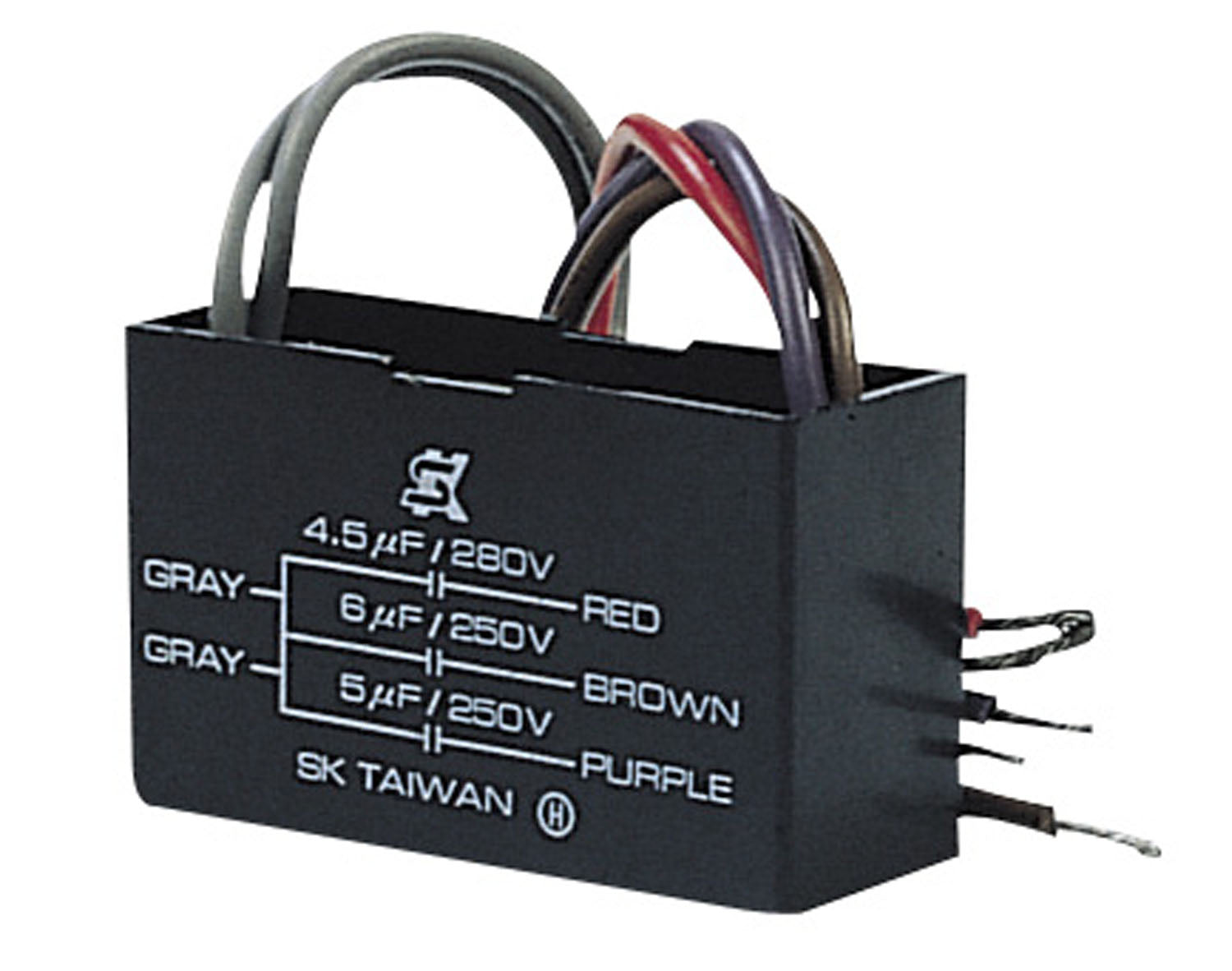 Craftmade - 4565UF - Triple Capacitor - Parts (not assoc. with specific item) - Black