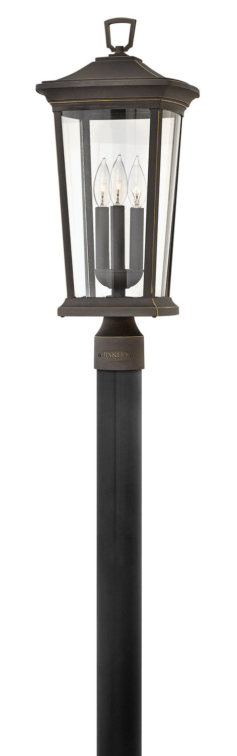 Bromley LED Post Top or Pier Mount Lantern in Oil Rubbed Bronze