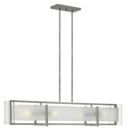 Latitude LED Pendant in Brushed Nickel