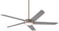 Raptor 60"Ceiling Fan in Brushed Nickel
