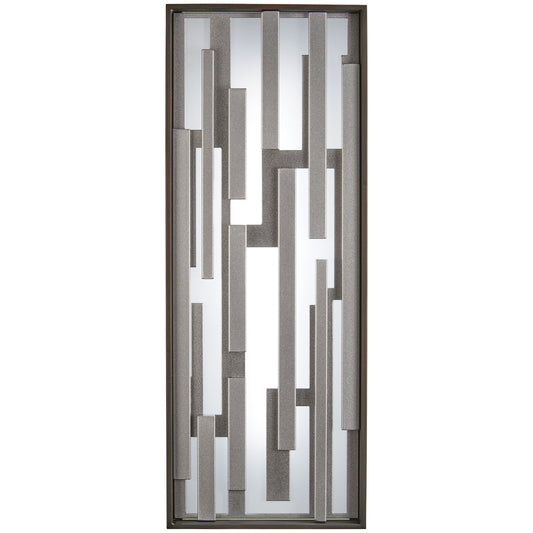 George Kovacs - P1272-650-L - LED Pocket - Bars - Bronze With Silver