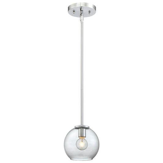Exposed One Light Mini Pendant in Chrome