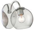 Exposed One Light Bath in Chrome