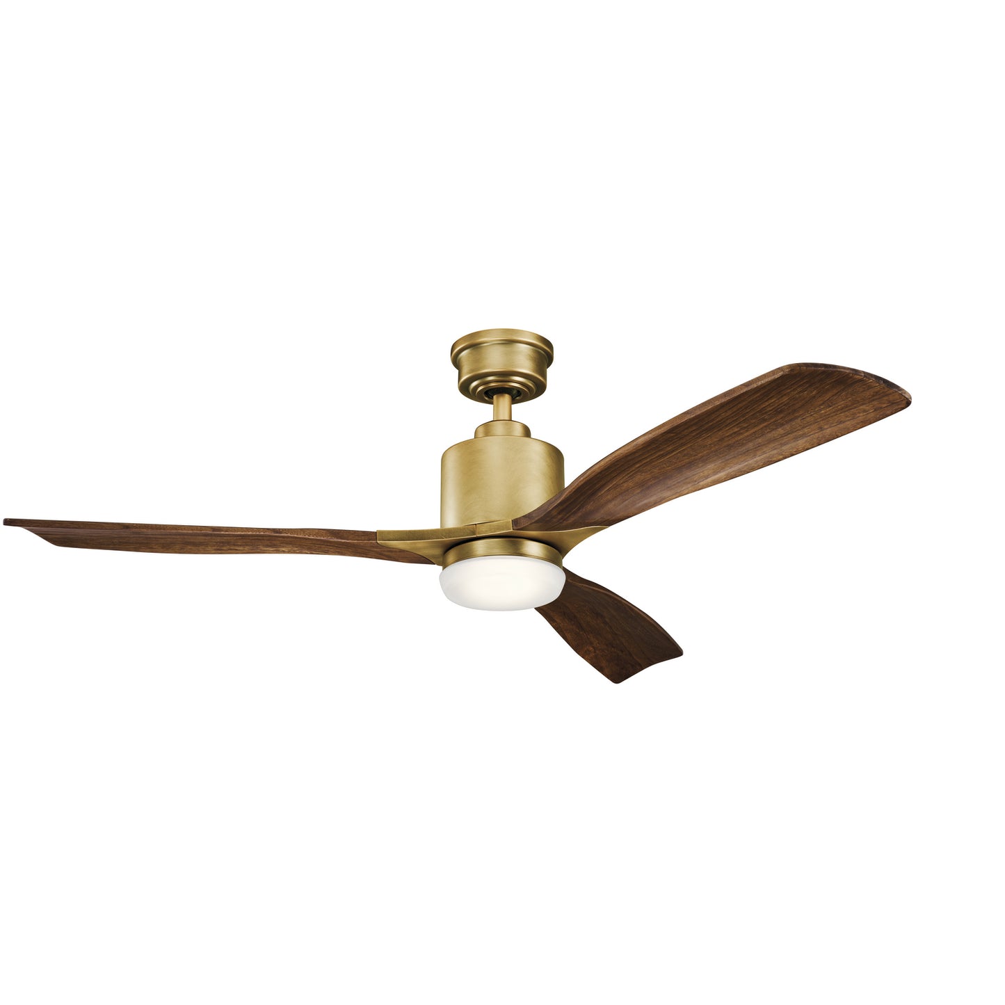 Ridley Ii 52"Ceiling Fan in Natural Brass