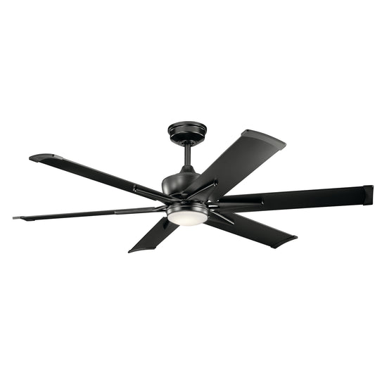 Szeplo Patio 60"Ceiling Fan in Satin Black