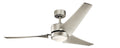 Rana 60"Ceiling Fan in Brushed Nickel