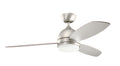 Vassar 52"Ceiling Fan in Brushed Nickel