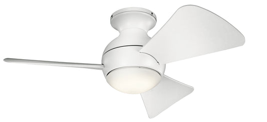 Sola 34"Ceiling Fan in Matte White