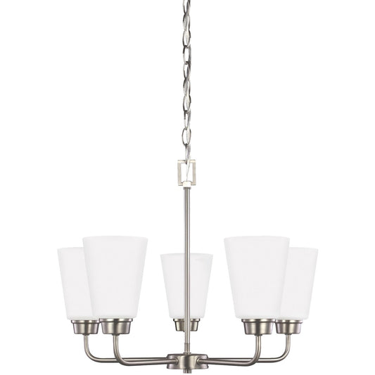 Generation Lighting - 3115205EN3-962 - Five Light Chandelier - Kerrville - Brushed Nickel