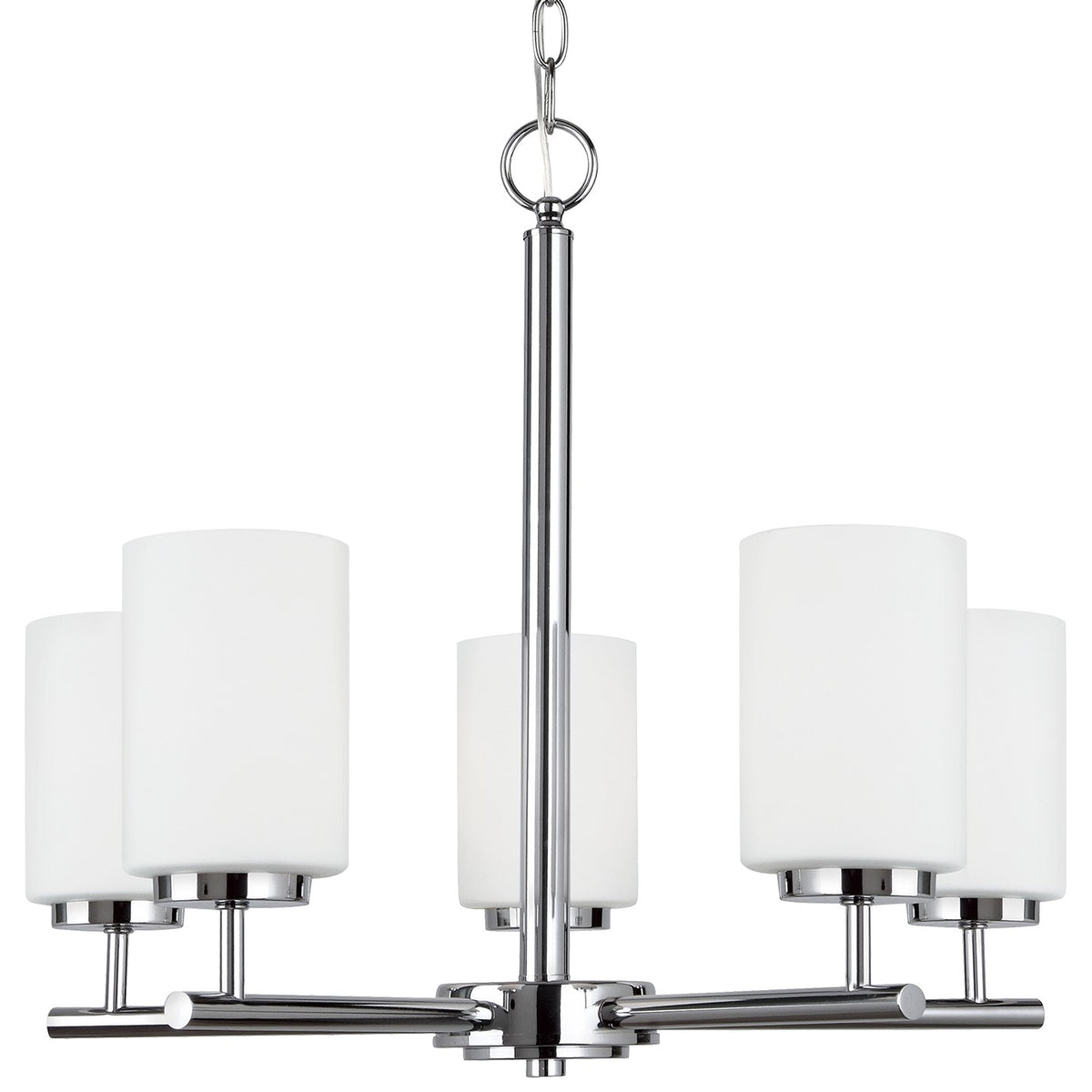 Generation Lighting - 31161EN3-05 - Five Light Chandelier - Oslo - Chrome