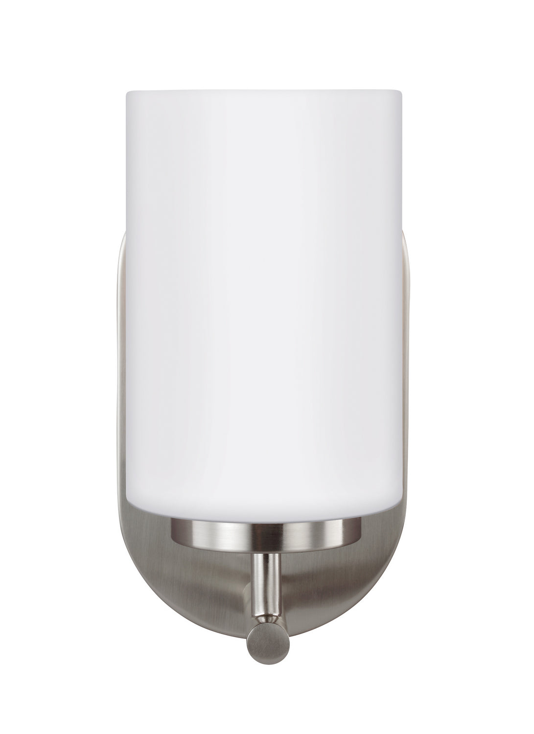 Oslo One Light Wall / Bath Sconce in Brushed Nickel