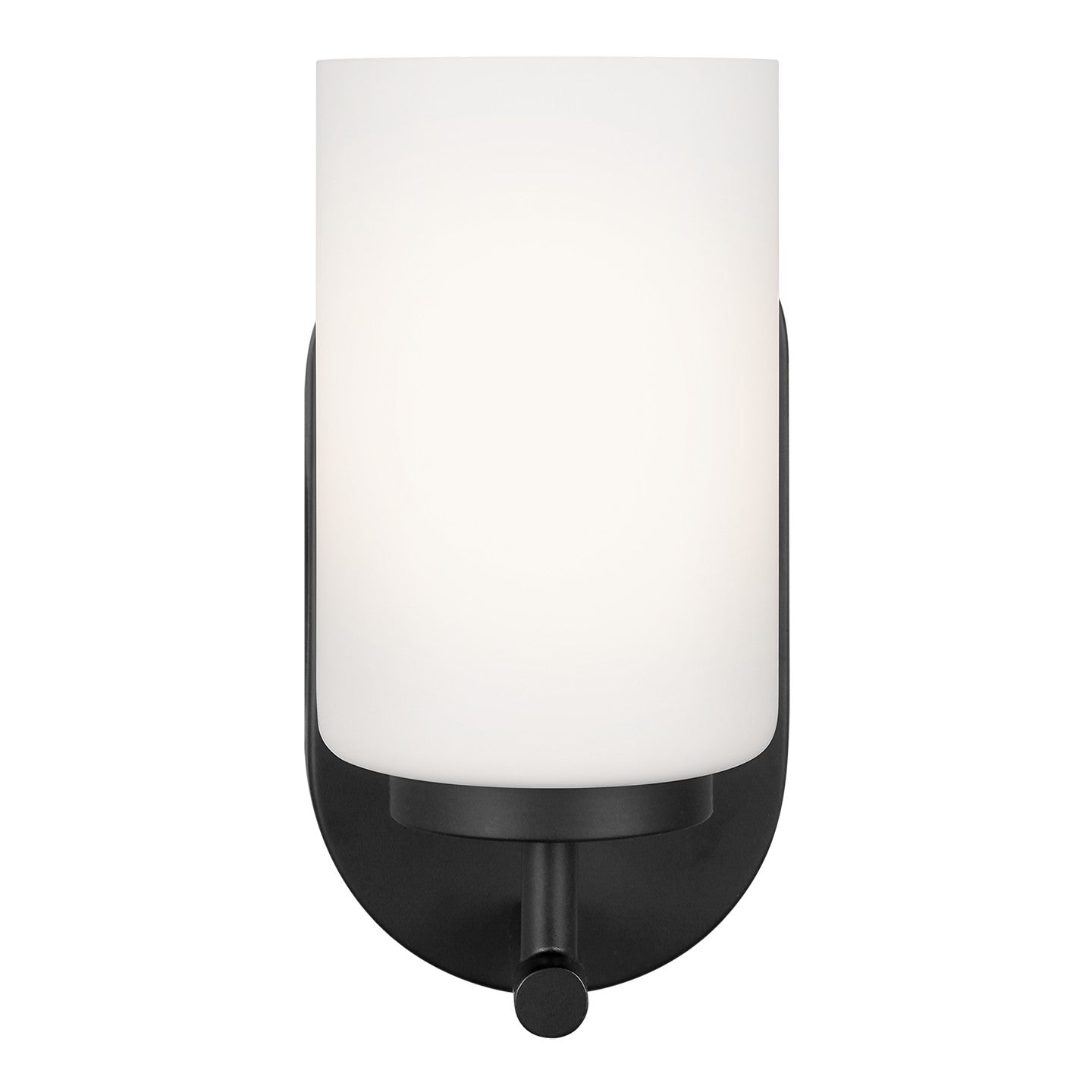 Oslo One Light Wall / Bath Sconce in Midnight Black