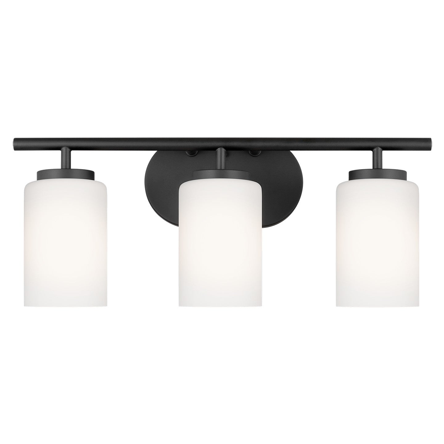 Oslo Three Light Wall / Bath in Midnight Black