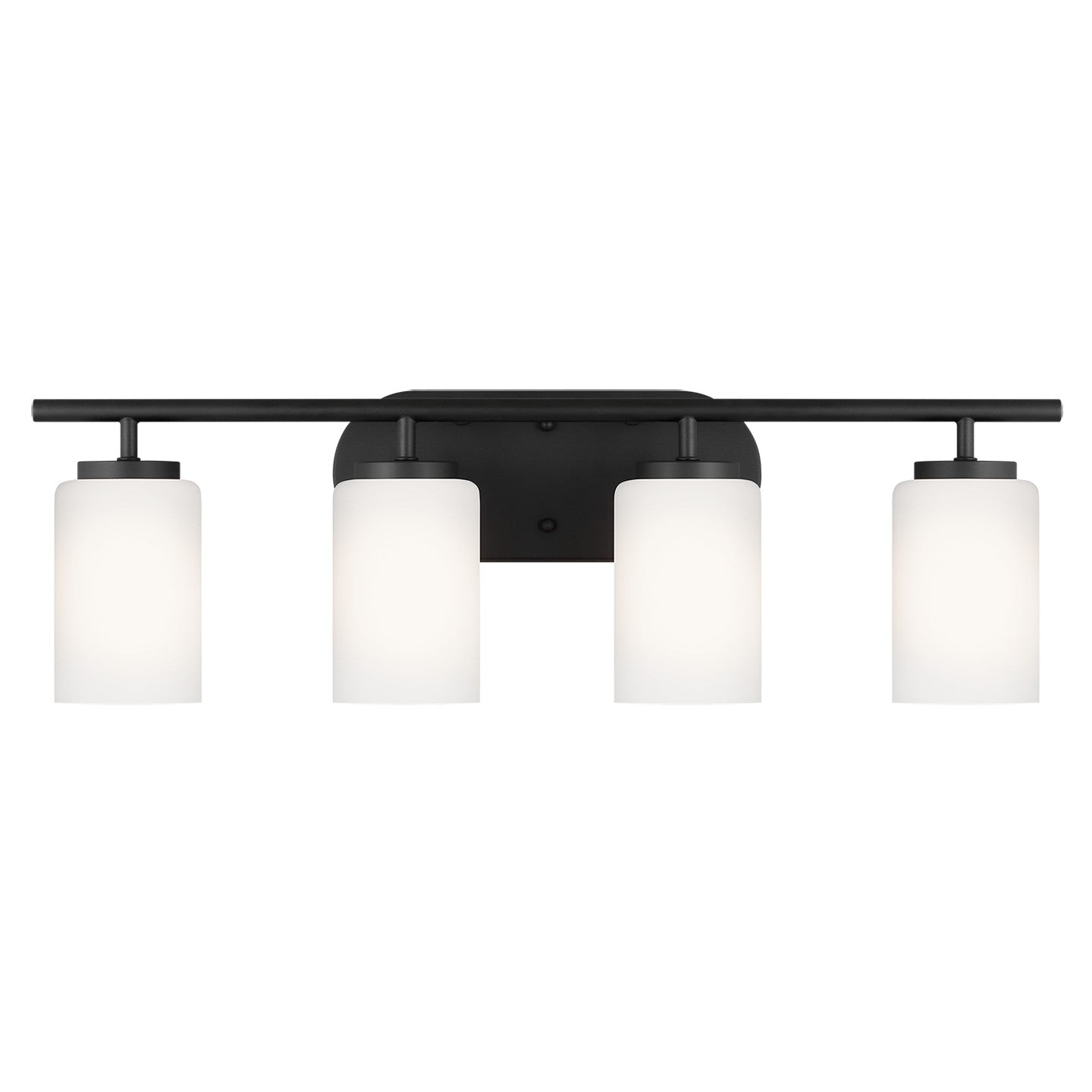 Generation Lighting - 41163EN3-112 - Four Light Wall/ Bath - Oslo - Midnight Black