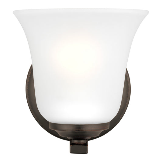 Emmons One Light Wall / Bath Sconce in Bronze