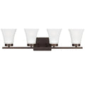 Generation Lighting - 4411604EN3-710 - Four Light Wall / Bath - Bayfield - Bronze