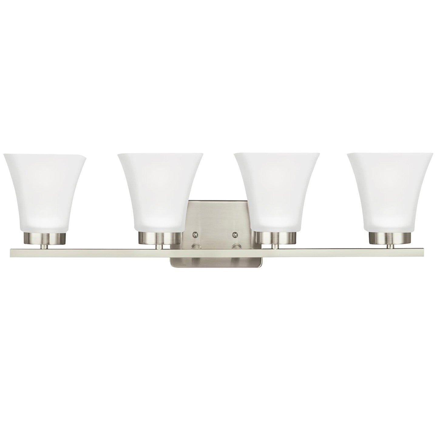 Bayfield Four Light Wall / Bath in Brushed Nickel