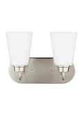 Generation Lighting - 4415202EN3-962 - Two Light Wall / Bath - Kerrville - Brushed Nickel