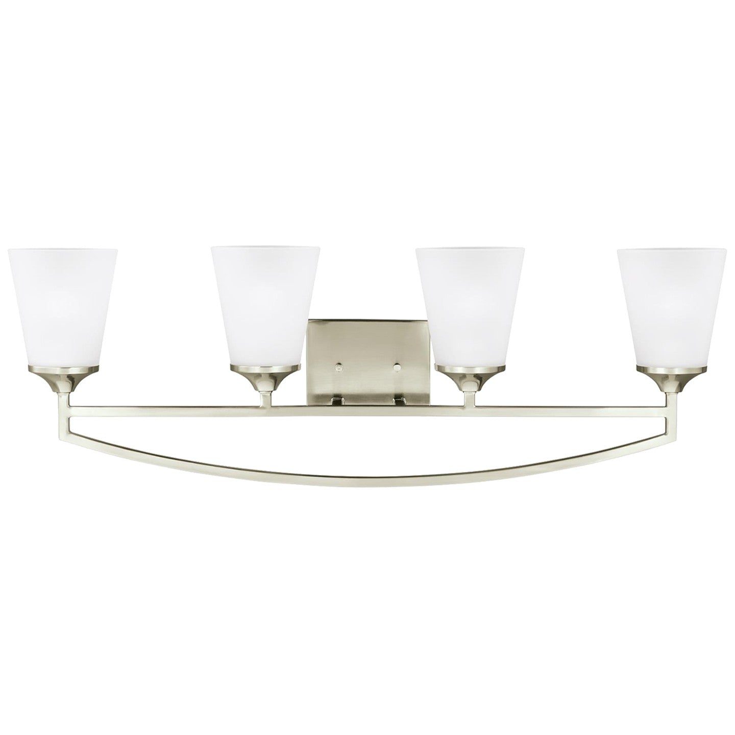 Hanford Four Light Wall / Bath in Brushed Nickel