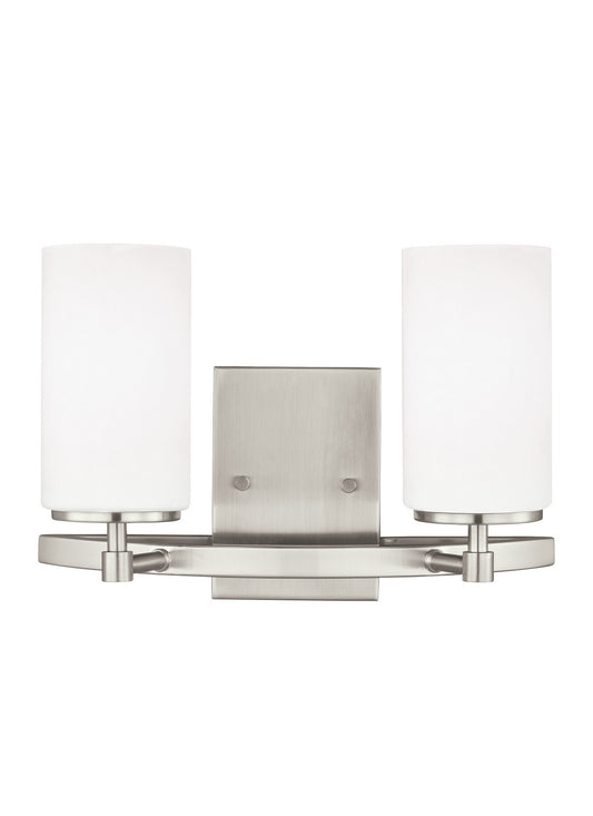 Generation Lighting - 4424602EN3-962 - Two Light Wall / Bath - Alturas - Brushed Nickel